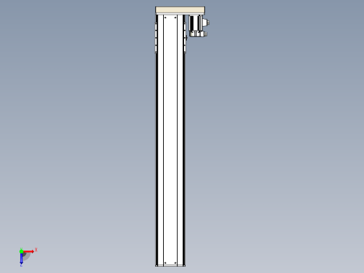 日规模组半封闭丝杆TPA-HNR-220D-3210C-L1500-ML-Y-P1K-N3俯视缩略图