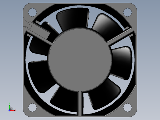 User Library-fan 60x60x25 mm风扇前视缩略图