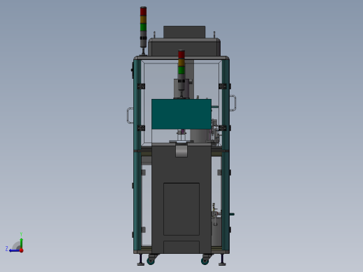 眼镜镜片点胶烘烤流水线右视缩略图