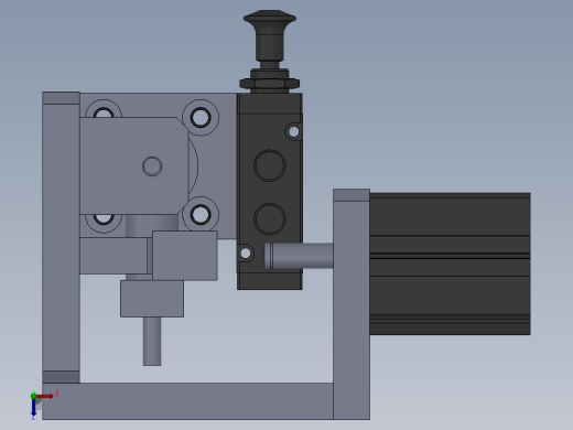 水流量传感器密性检测工装俯视缩略图