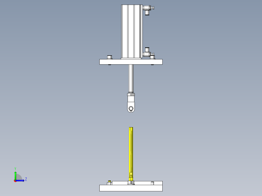 冲压成型机左视缩略图