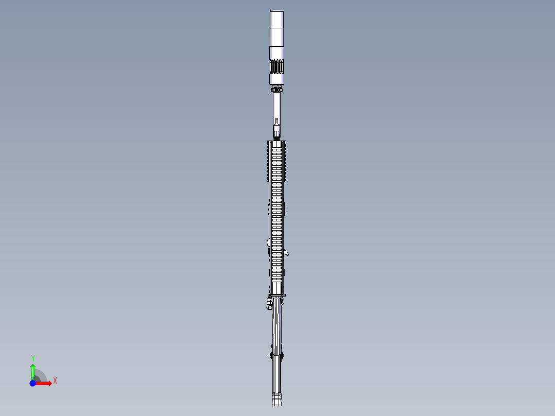 ACR步枪外型建模前视图