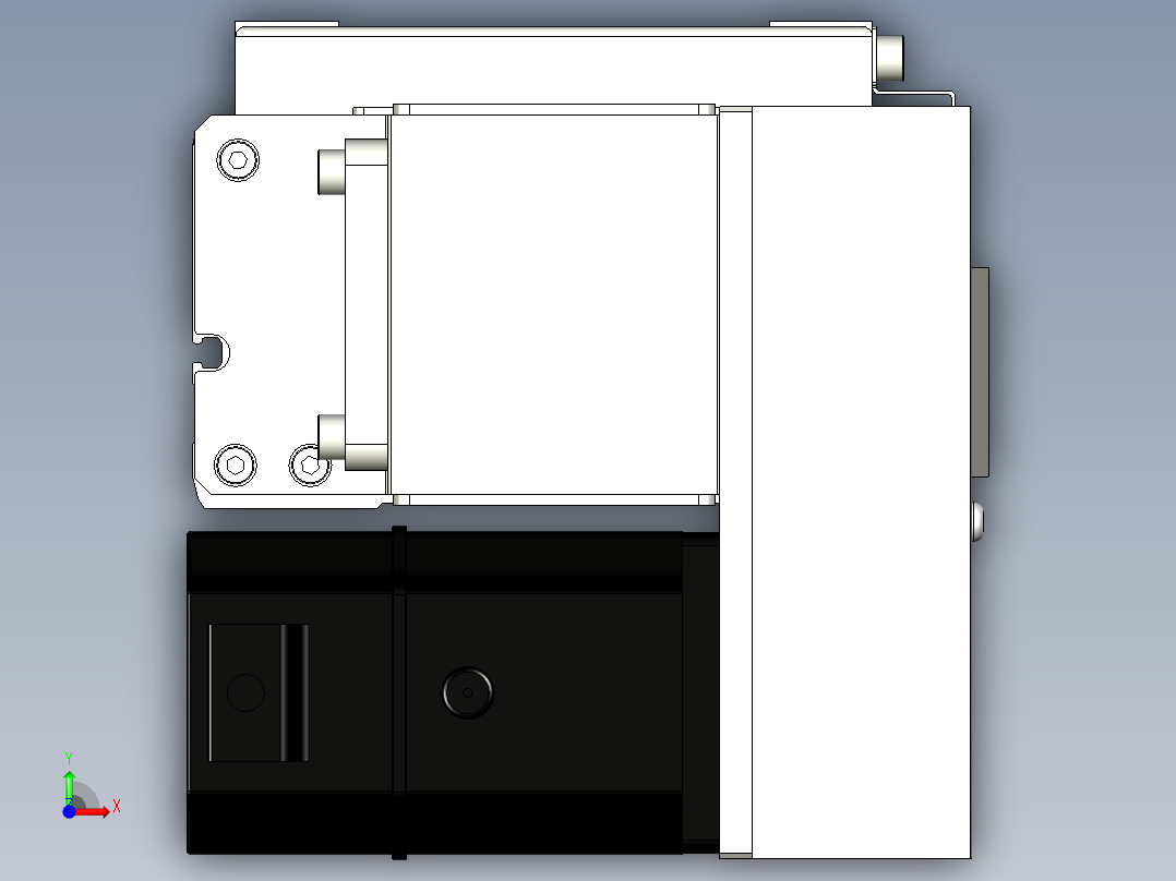 Toyo东佑达直线模组-ECB14-1250-RD前视图