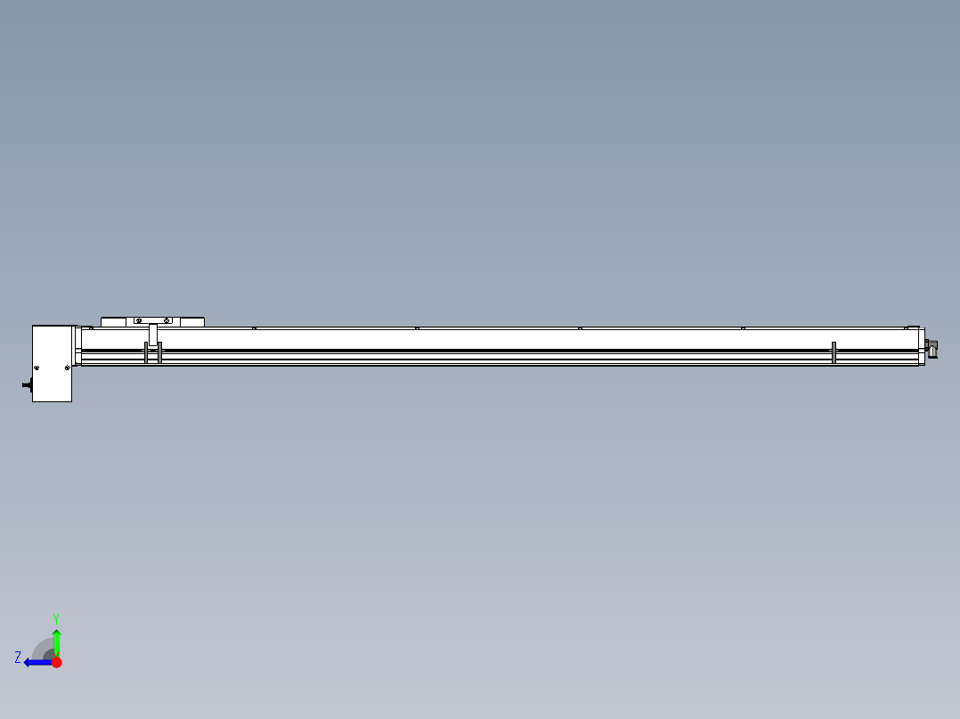 Toyo东佑达直线模组-ECB14-1250-RD右视图