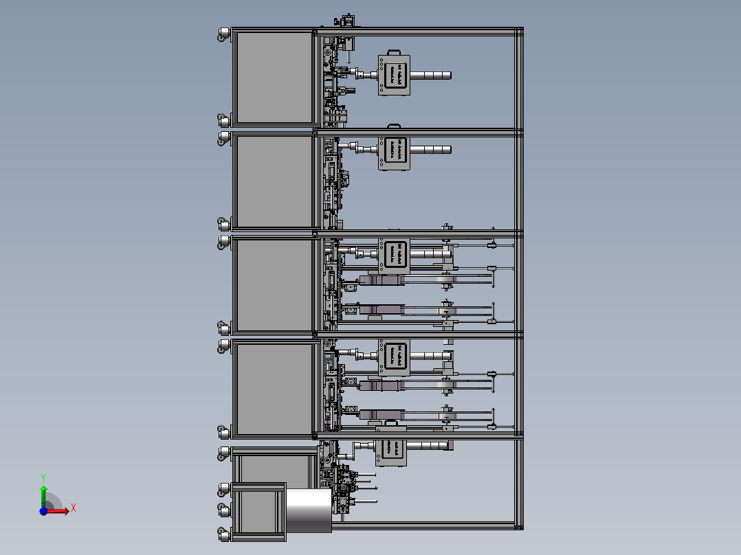 B18_自动插针机生产线、组合插针机前视图