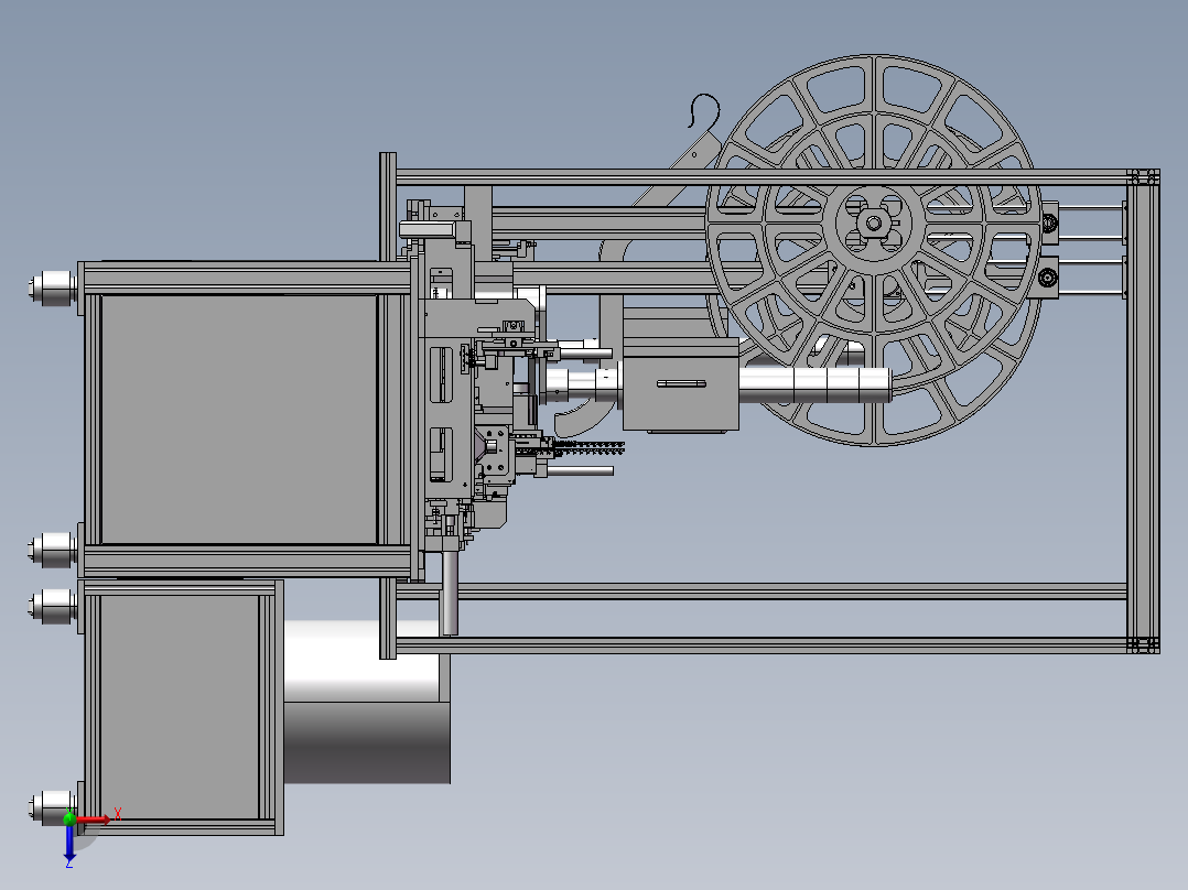 B18_自动插针机生产线、组合插针机俯视图