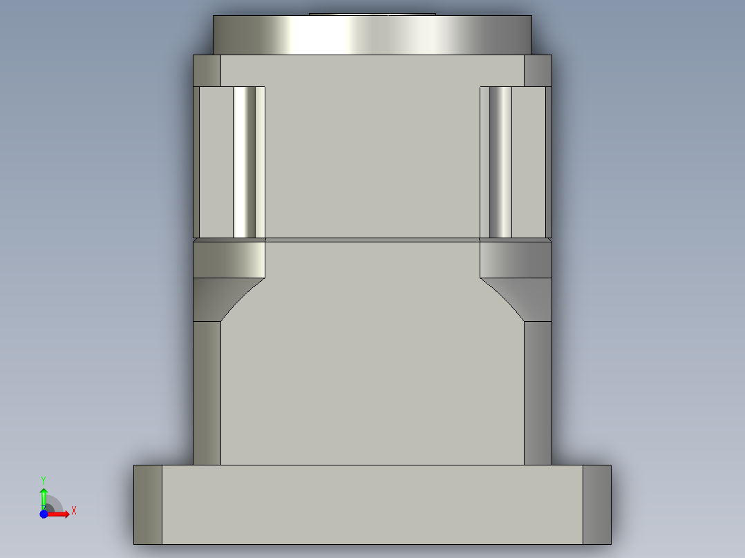 斜齿孔PGH090-L1 19-110-145-M8 .STEP前视图