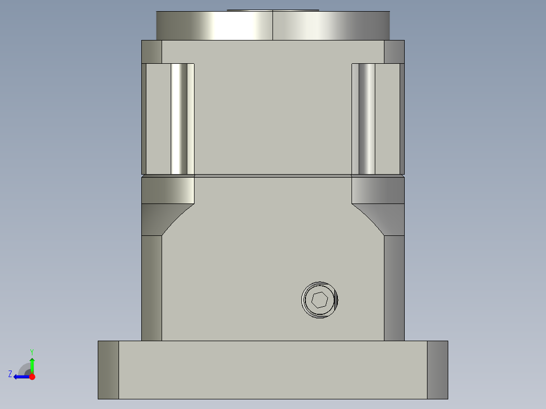 斜齿孔PGH090-L1 19-110-145-M8 .STEP右视图