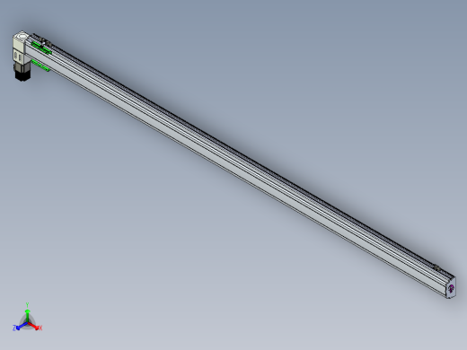 同步带滑台-半封闭B10-L90-S2500-L-P40-D3