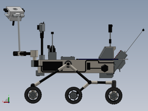 火星漫游者车后视缩略图