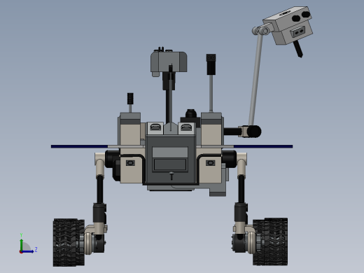 火星漫游者车左视缩略图