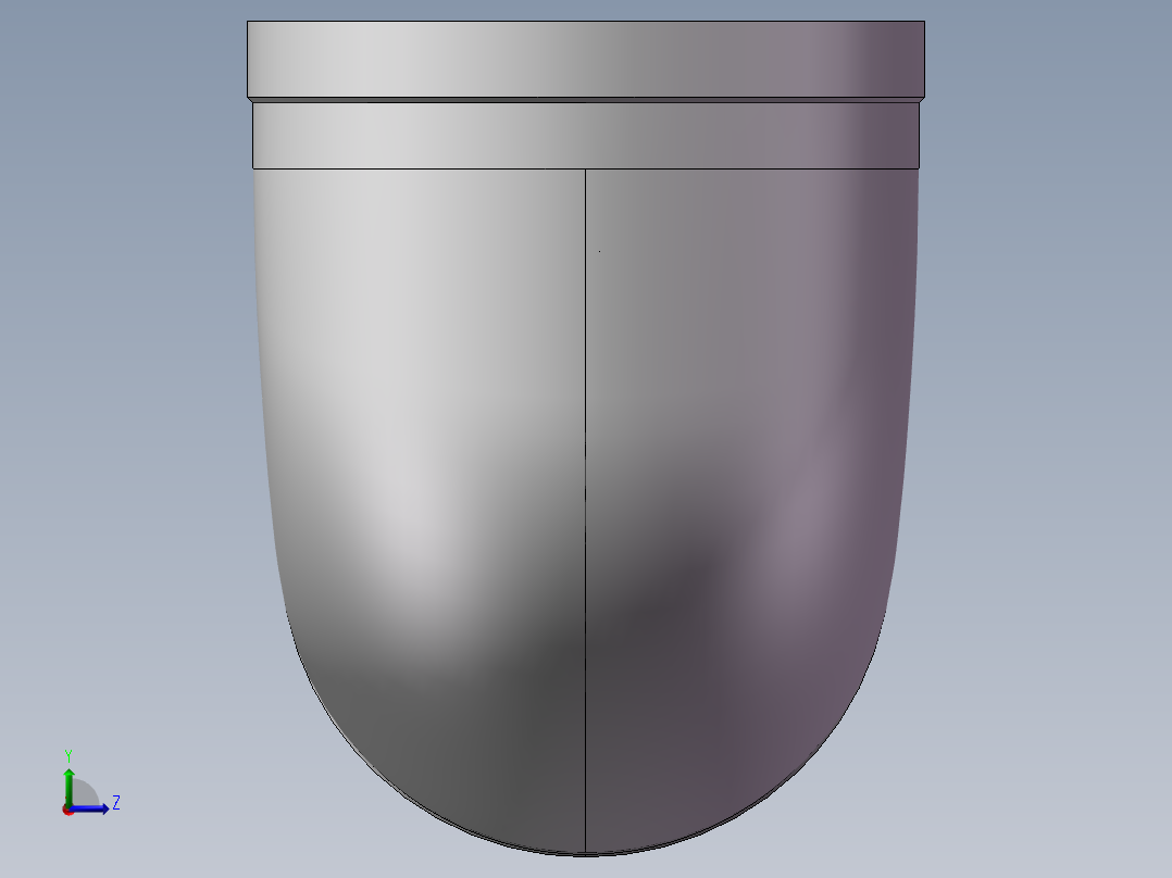 弯头-等径内外丝 DN100左视图