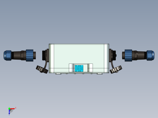 IOT Arduino超大机箱-LCD 1602串行-键盘- LED -按钮俯视缩略图