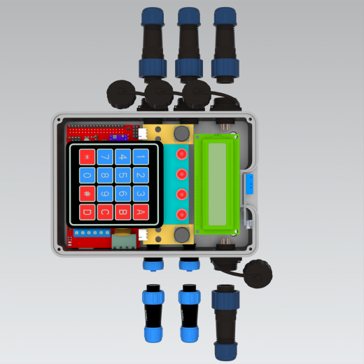 IOT Arduino超大机箱-LCD 1602串行-键盘- LED -按钮缩略图