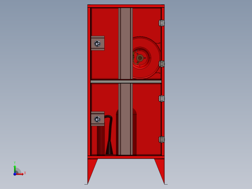 带箱子的灭火器 sw stp igs前视缩略图