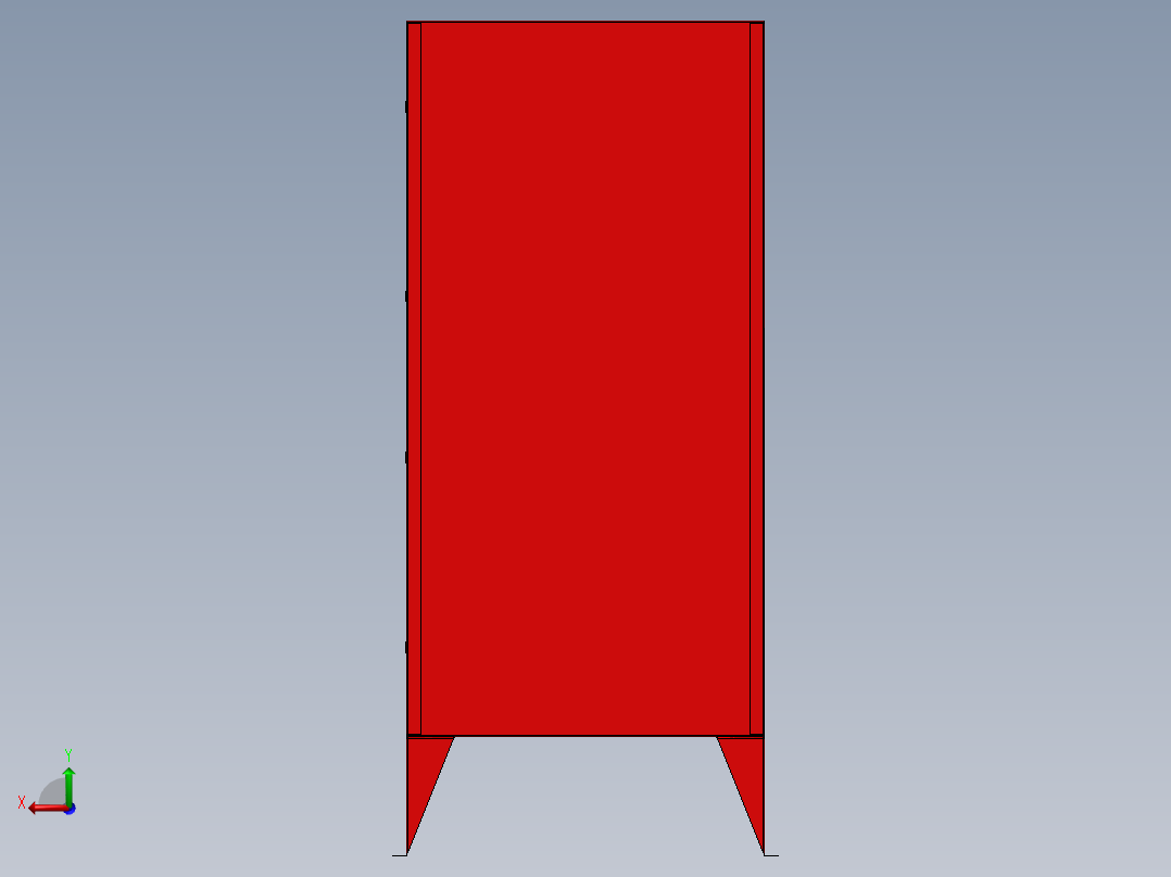 带箱子的灭火器 sw stp igs后视图
