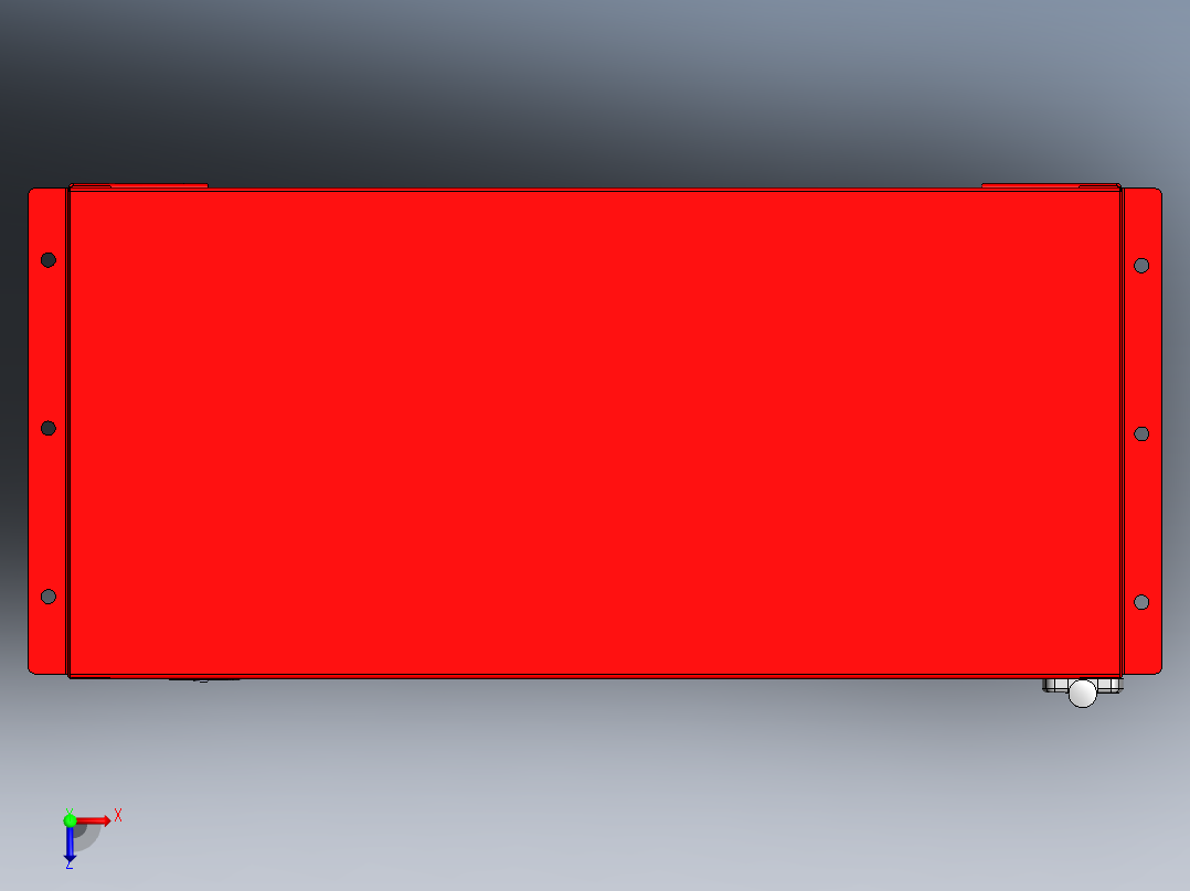 带箱子的灭火器 sw stp igs俯视图