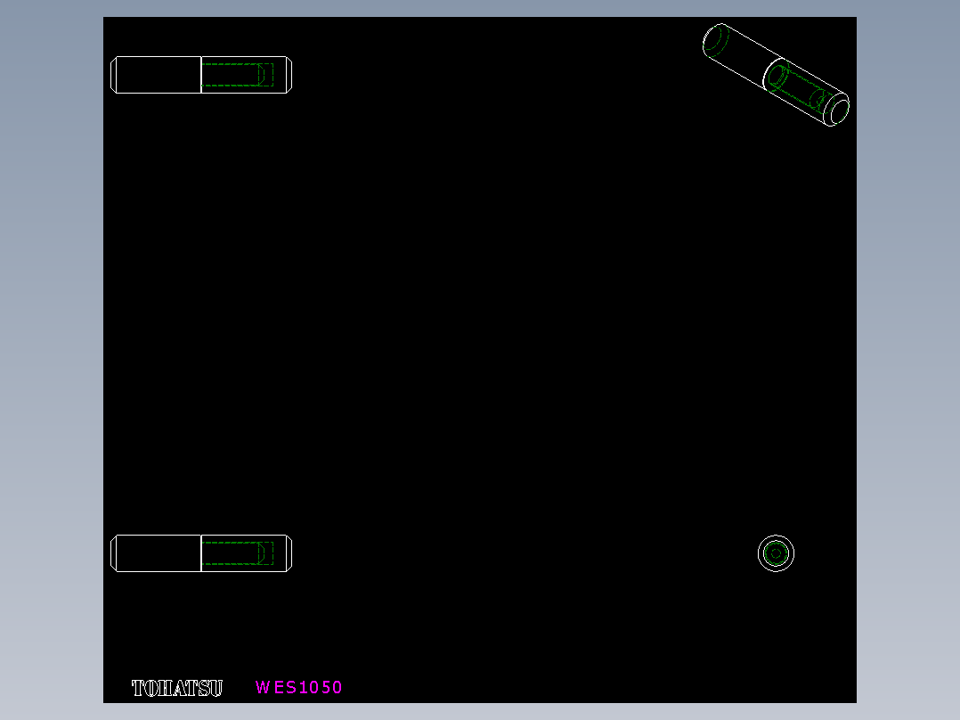 不銹鋼鉸鏈(焊接型)WES-2D多系列多零件图纸模型