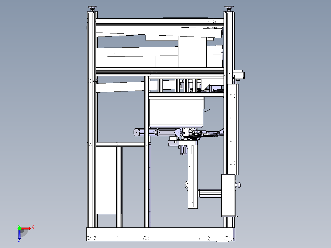 汽车座椅装配工位2俯视图