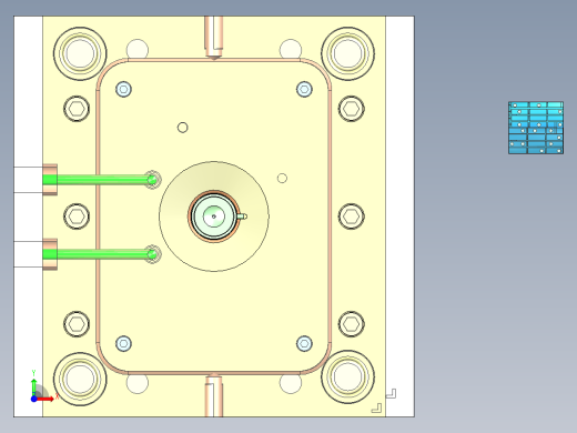 测温仪模具图前视缩略图