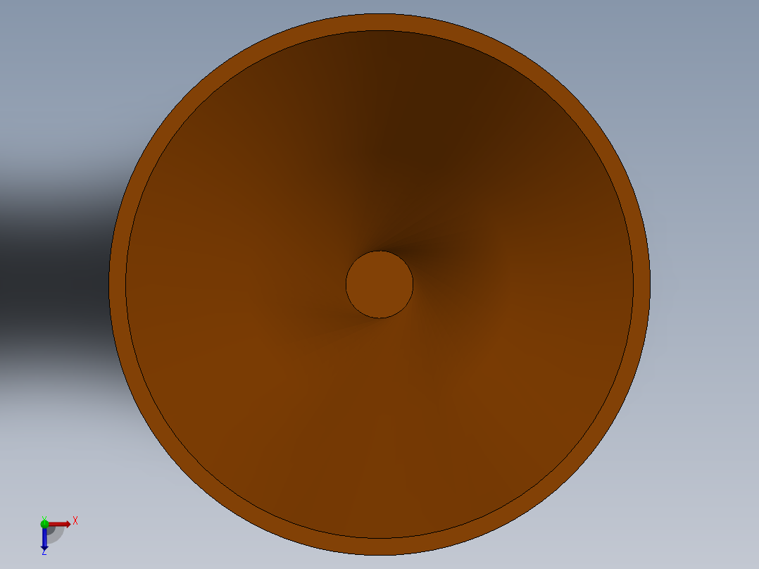 研钵和研杵俯视图