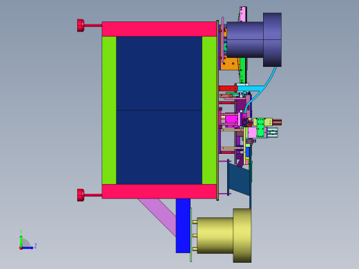 电信级光纤耦合装配机左视缩略图