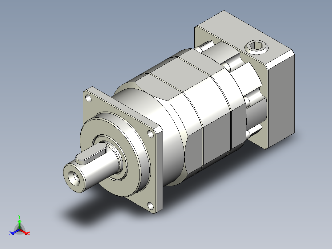多摩川行星减速机TB-042-L2-8(30 46 M4 13)主视图