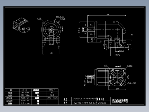 斜齿ZPGH090-L1 19-70-90-M6-6B CZ19.DXF