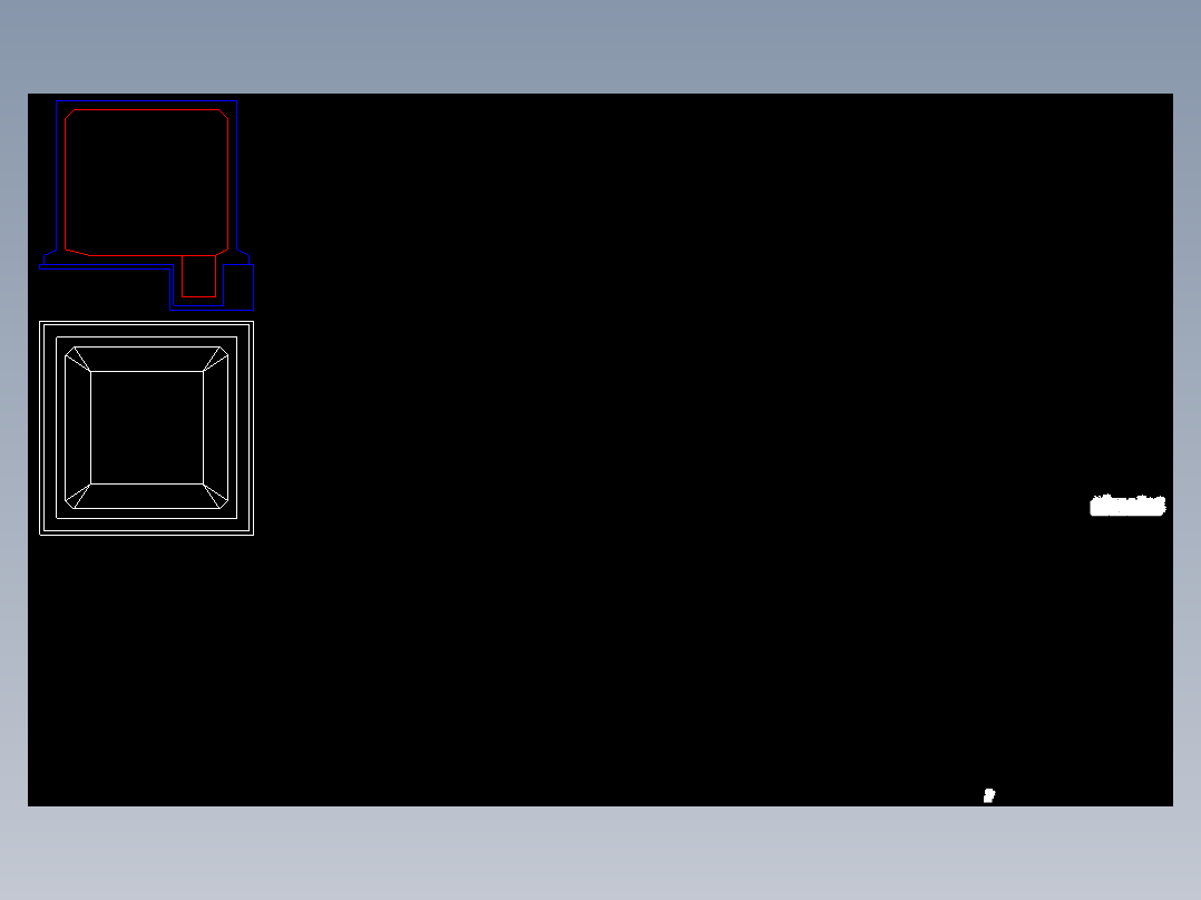 50立方米蓄水池平立剖面CAD布置图