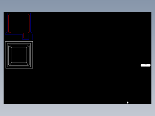 50立方米蓄水池平立剖面CAD布置图