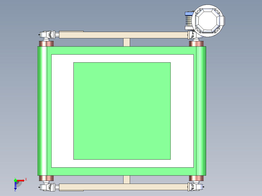 粉煤灰制砖厂搅拌厂俯视图