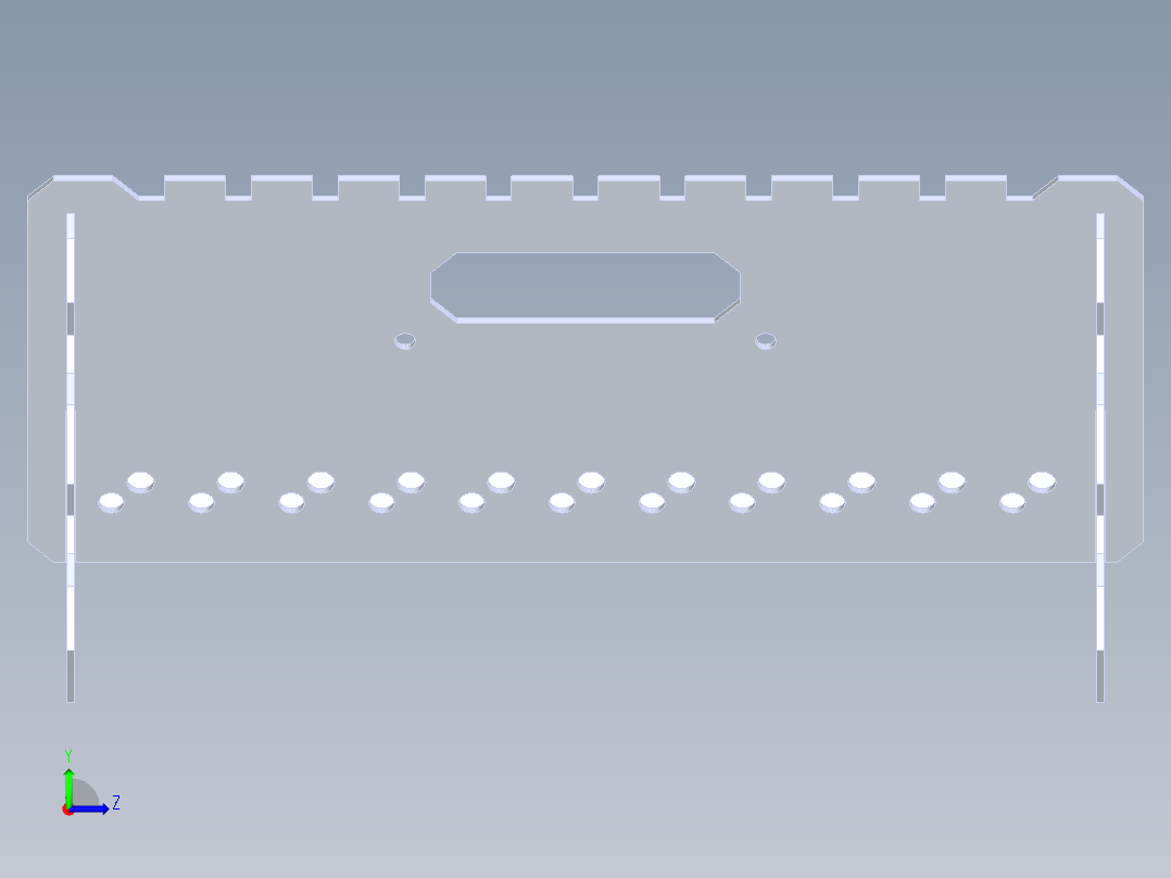 钣金便携式烧烤架左视图