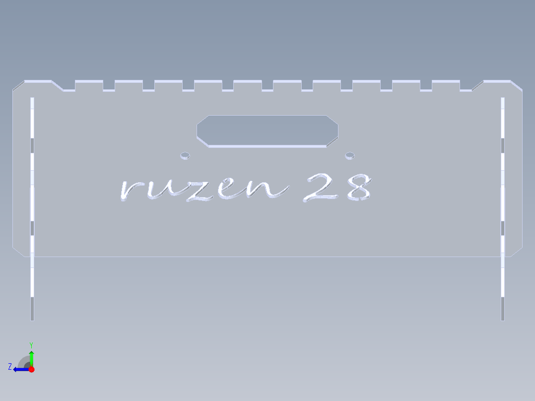 钣金便携式烧烤架右视图