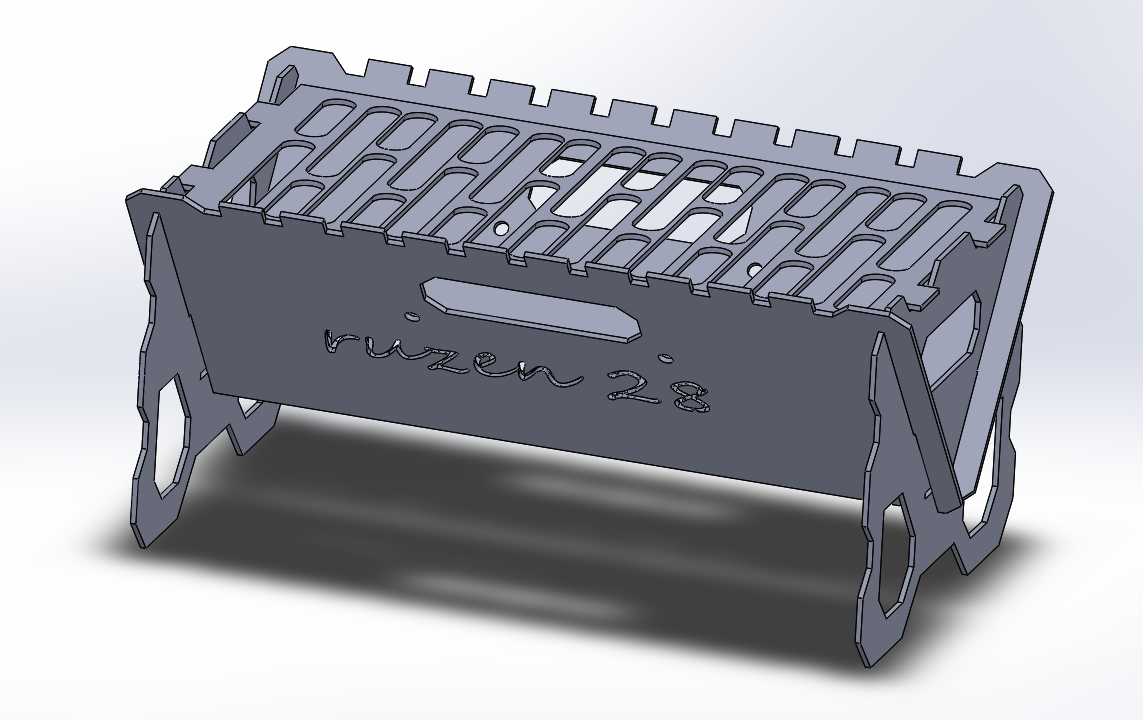 钣金便携式烧烤架