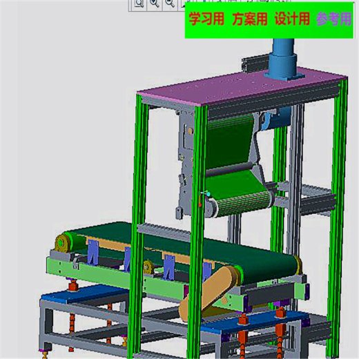 凸轮打磨机抛光机3D模型 非标自动化设备3D图纸3D模型缩略图