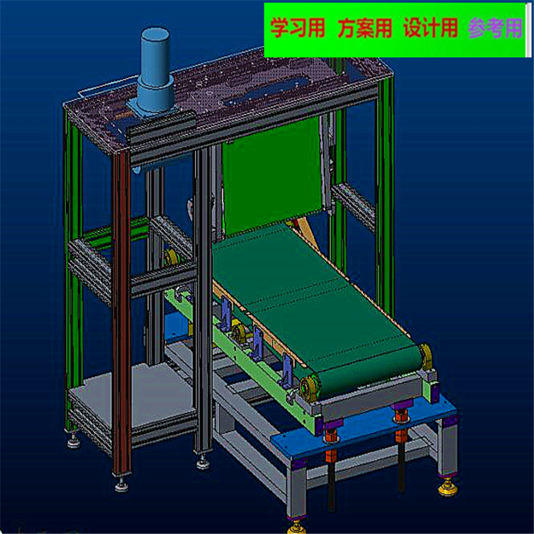凸轮打磨机抛光机3D模型 非标自动化设备3D图纸3D模型