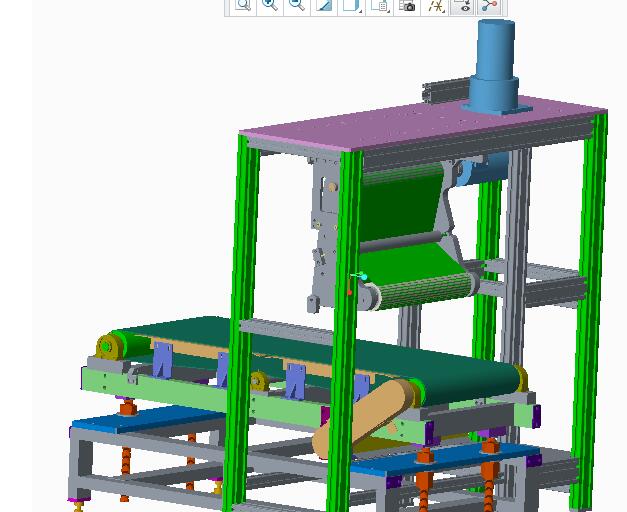 凸轮打磨机抛光机3D模型 非标自动化设备3D图纸3D模型