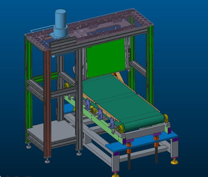 凸轮打磨机抛光机3D模型 非标自动化设备3D图纸3D模型