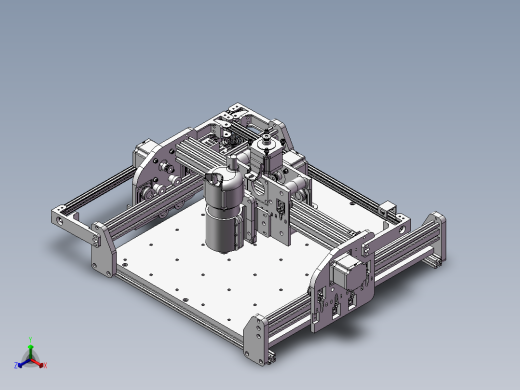 CNC数控打印机正等轴测缩略图