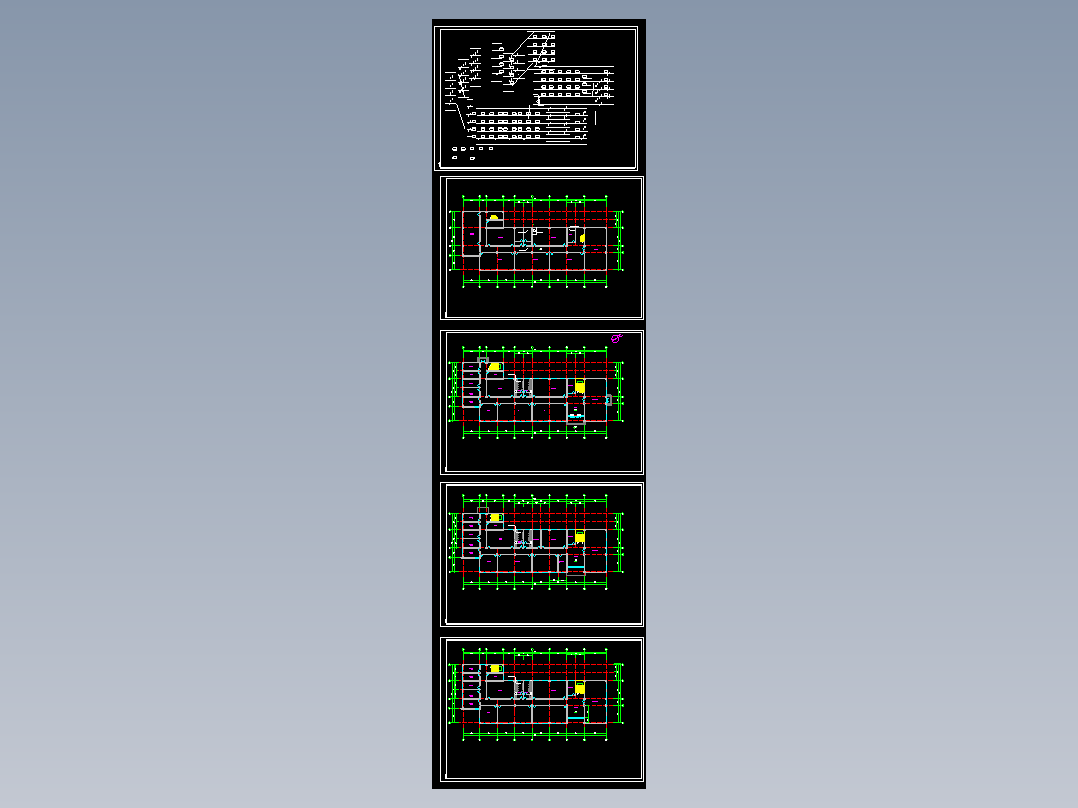 某实训楼暖通设计图