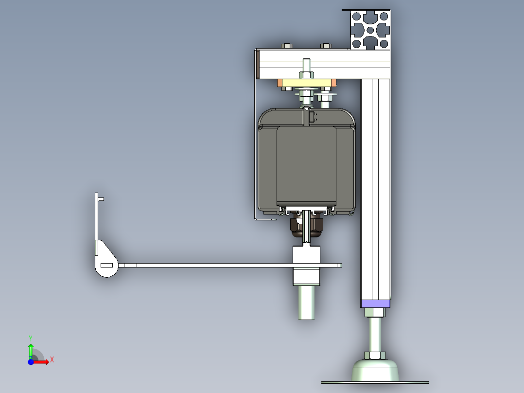 长距离感应光栅尺模组设计前视图