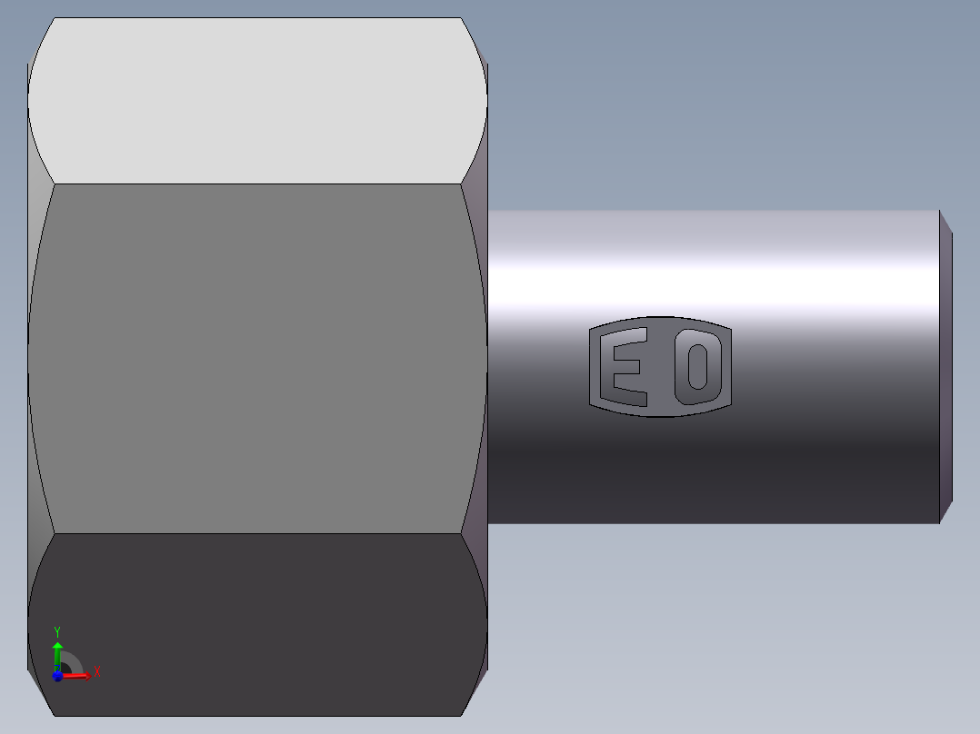 90度焊接接头、SKA14X2-前视图