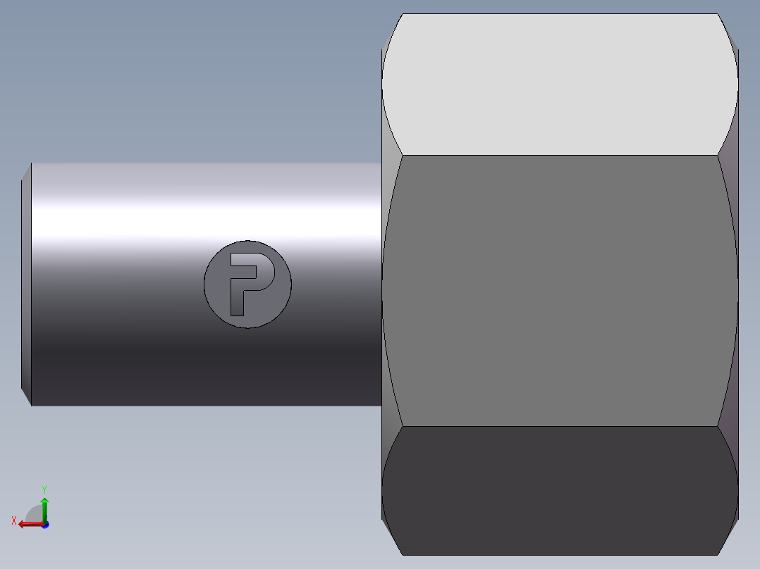 90度焊接接头、SKA14X2-后视图