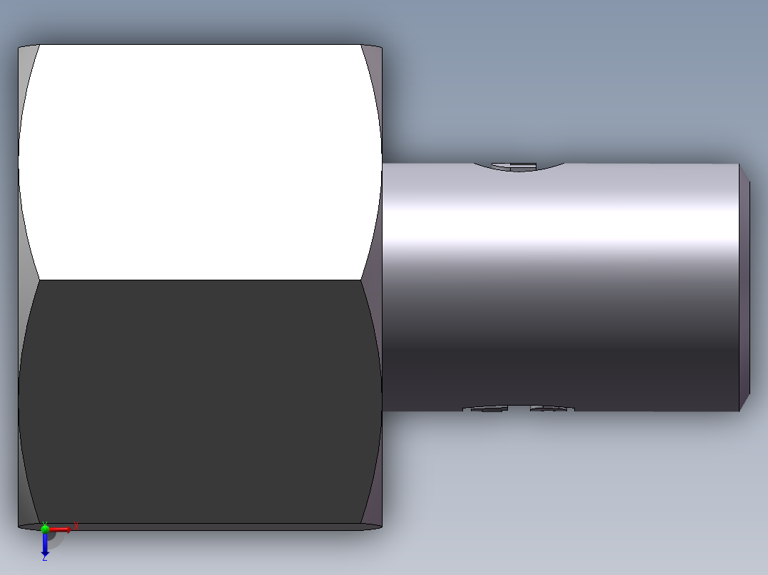 90度焊接接头、SKA14X2-俯视图
