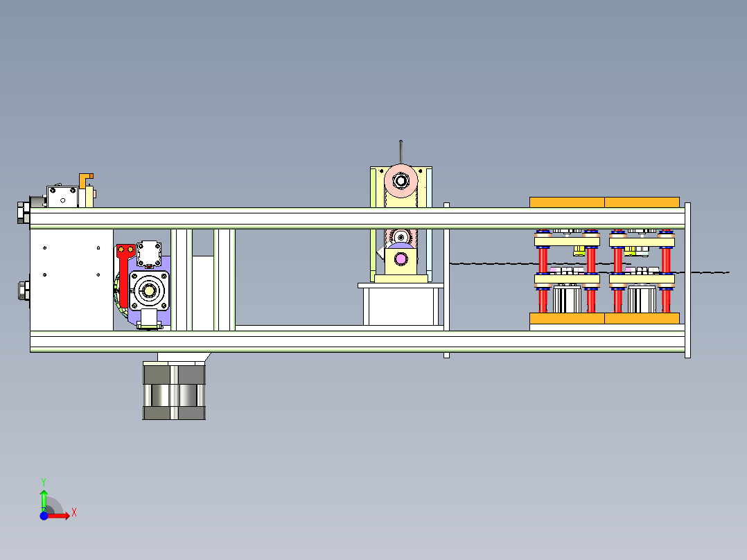 螺旋卷绕机（UG设计）前视图
