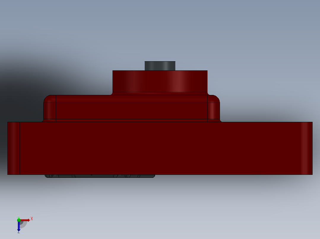 蜗轮蜗杆(10)俯视图
