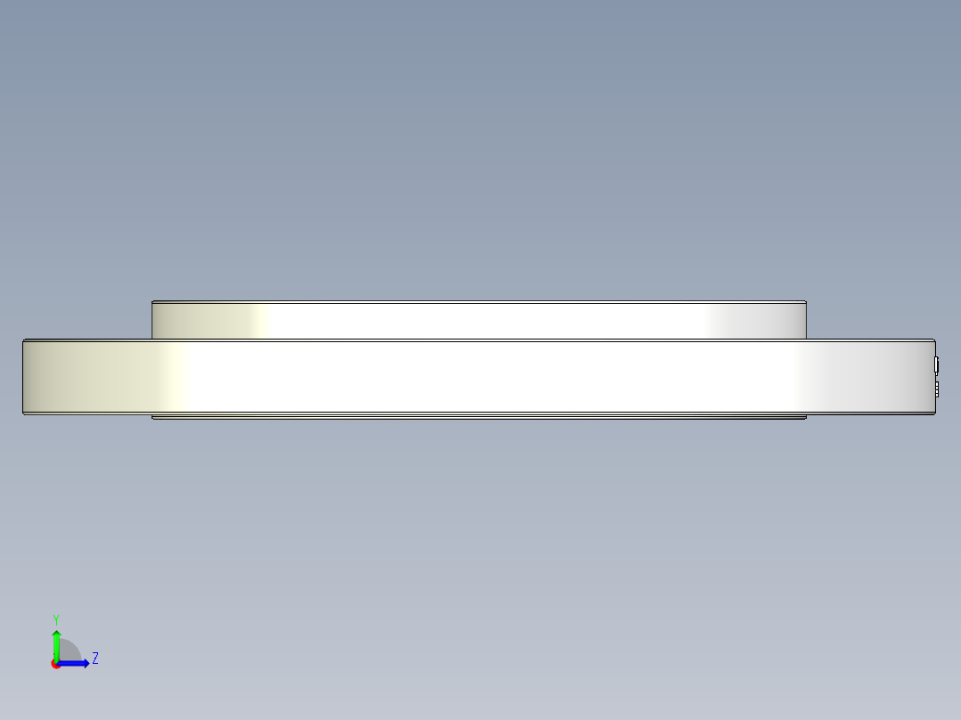 法兰ASTM B 16.5左视图
