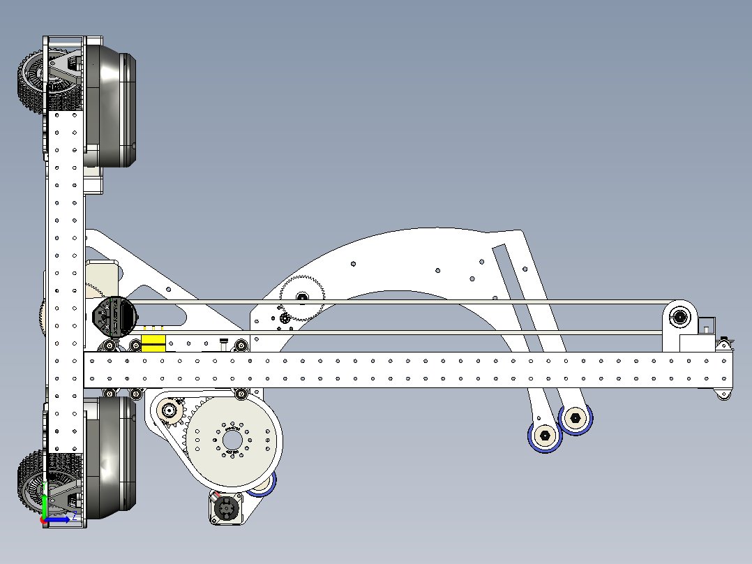 FRC Reefscape 机器人左视图