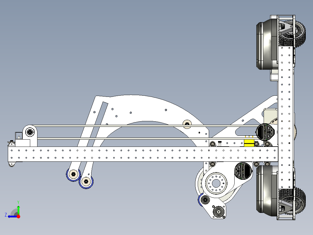 FRC Reefscape 机器人右视图