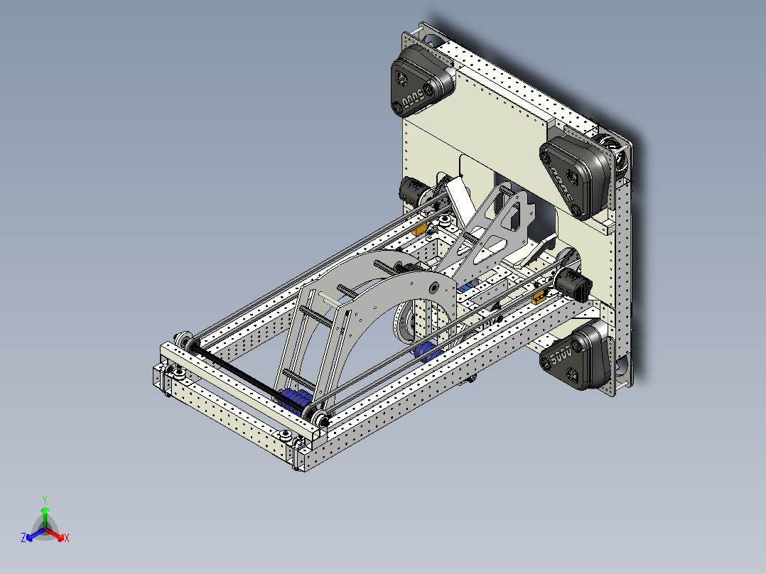 FRC Reefscape 机器人正等轴测图